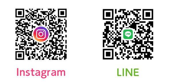 インスタとLINEのQR